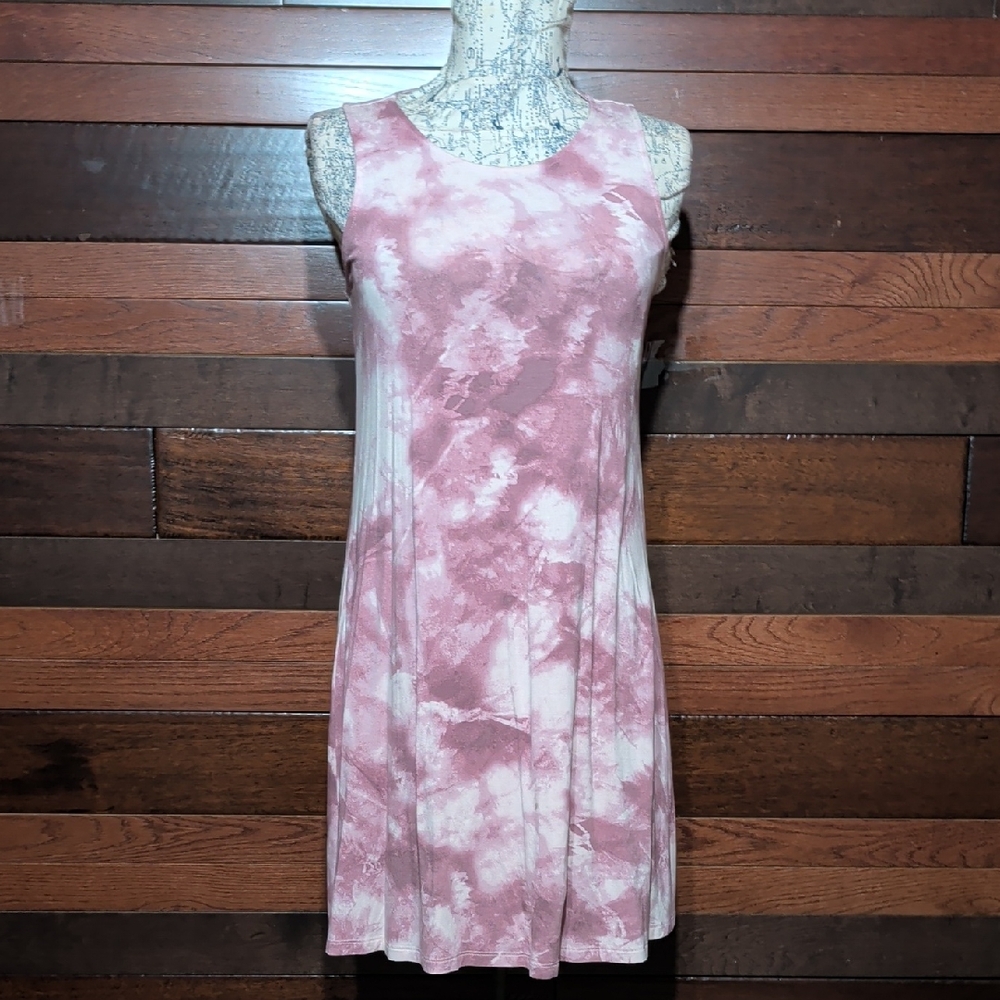 Old Navy Pink Tie-Dye Mini Dress